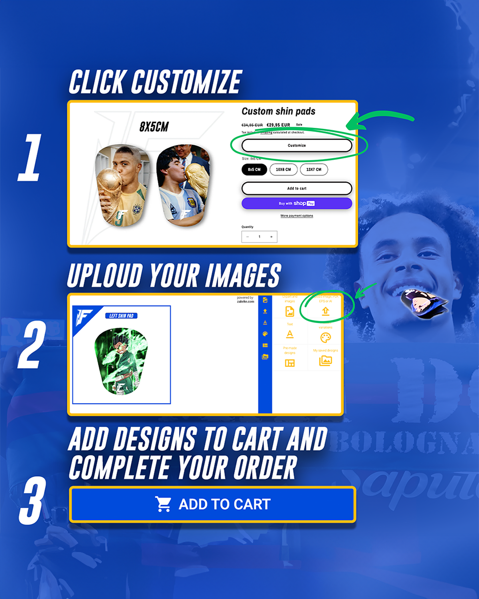 Mini almofadas FLAIR personalizadas